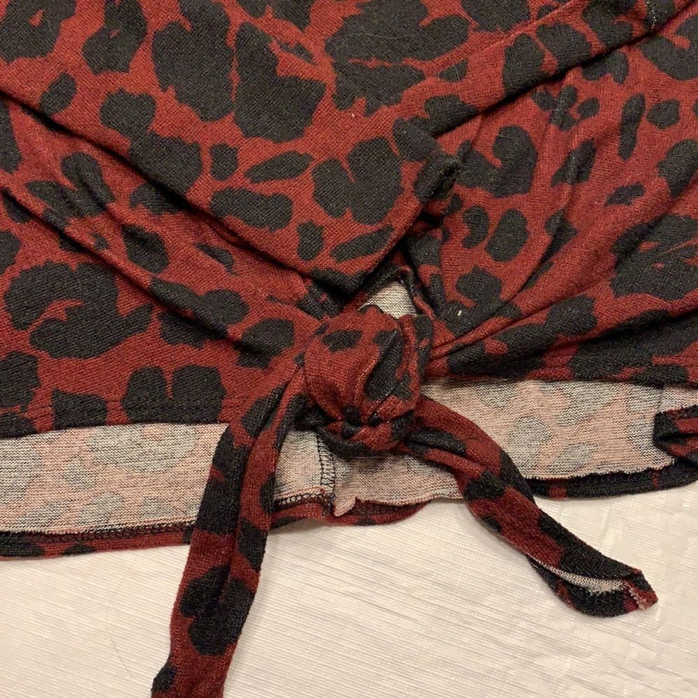 HOPELY animal print adorable sweater, Size Small - Picture 2 of 5